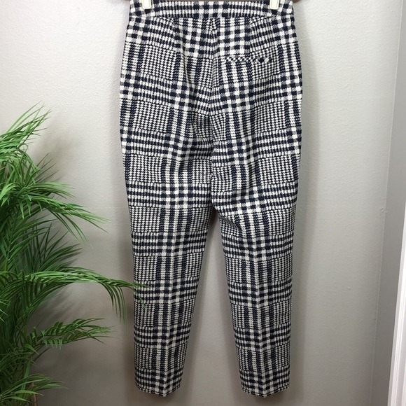 Hugo Boss Ankle Pant Flat Front Plaid 6 - Picture 2 of 8